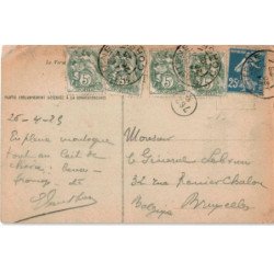 CORSE: sartène, un coin du vieux sartène au pied de la chaîne de l'incendie - très bon état