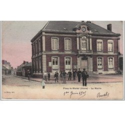 FLAVY LE MARTEL : la mairie vers 1910 - très bon état