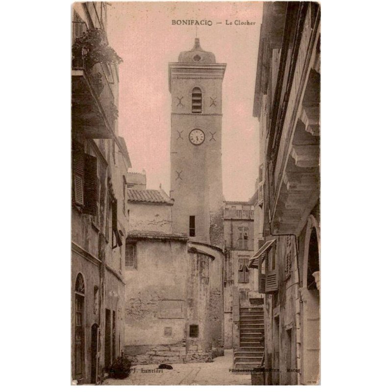 CORSE: BONIFACIO: le clocher - très bon état