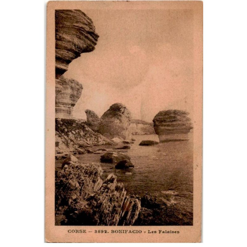 CORSE: BONIFACIO: les falaises - très bon état