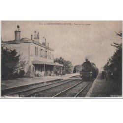 GARANCIERES LA QUEUE : la gare vers 1920 - très bon état
