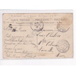 MERU - Rue d'Andeville - Militaires aux grèves de Méru 1909 - état