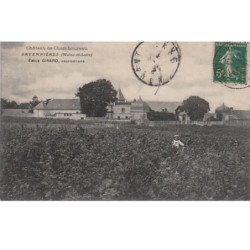 SAVENNIERES : les vignes du chateau de Chamboureau vers 1910 (Emile GIRARD, propriétaire) - très bon état