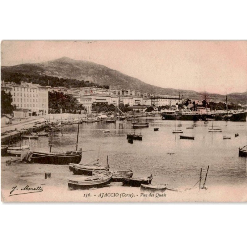 CORSE: AJACCIO: vue des quais - très bon état