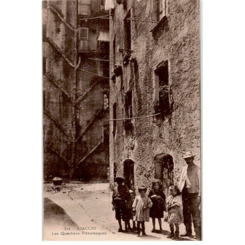 CORSE: AJACCIO: les quartiers pittoresque - très bon état