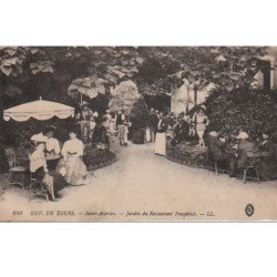 SAINT AVERTIN : les jardins du restaurant Fouqueux vers 1920 - très bon état