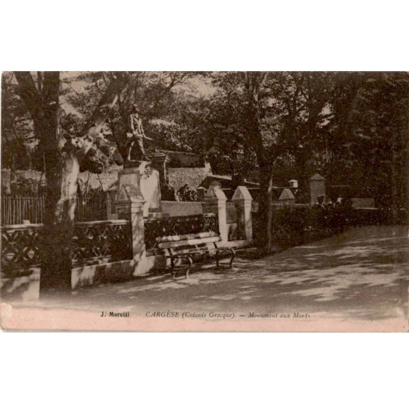 CORSE: CARGESE: monument aux morts - très bon état