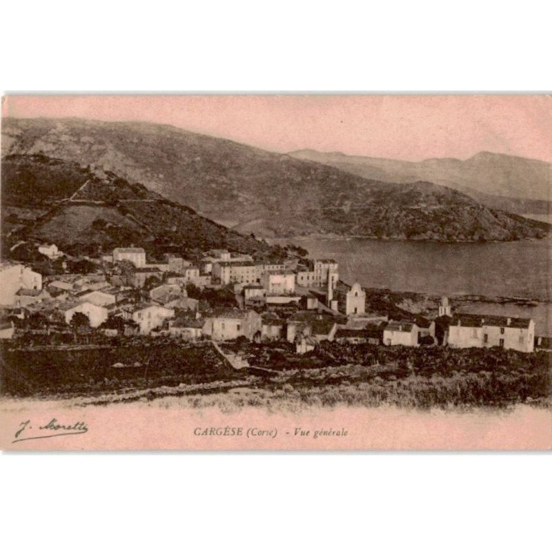 CORSE: CARGESE: vue générale - très bon état