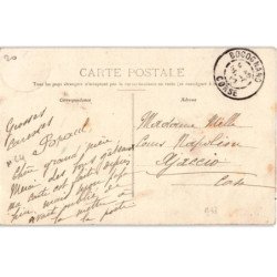 CORSE: BOCOGNANO: vue générale de bocognano prise de la ligne du chemin de fer - très bon état