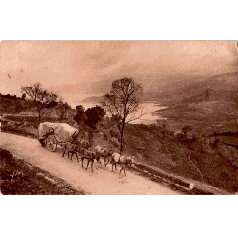 CORSE: PORTO: paysage corse, quelques kilom avant piana - très bon état