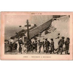 CORSE: procession à bonifacio - très bon état