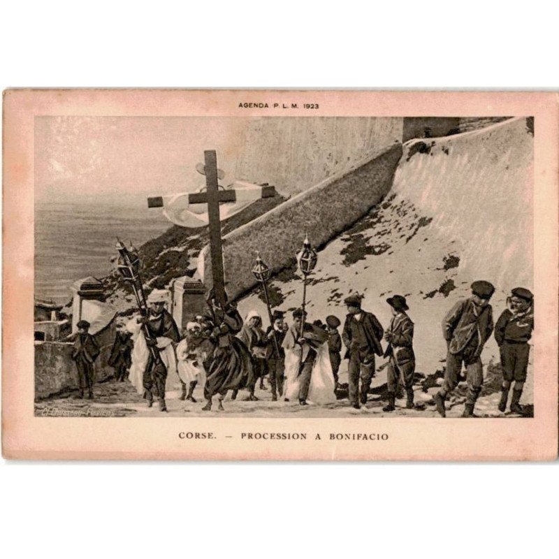 CORSE: procession à bonifacio - très bon état