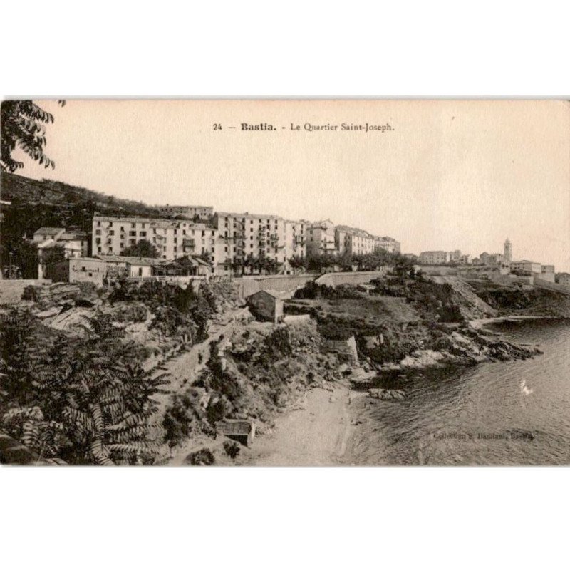 CORSE: BASTIA: le quartier saint-joseph - très bon état