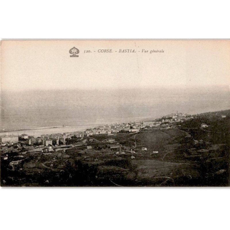 CORSE: BASTIA: vue générale - très bon état