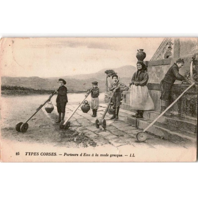 CORSE: porteurs d'eau à la mode grecque - très bon état