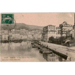 CORSE: BASTIA: le quai nord du vieux port - très bon état