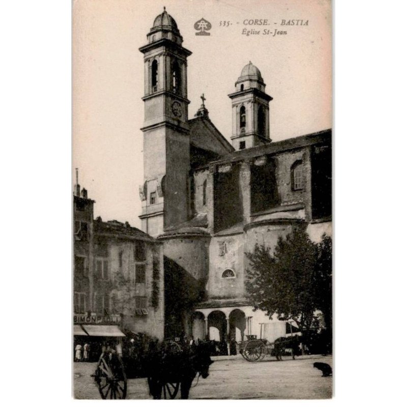 CORSE: BASTIA: église saint-jean - très bon état