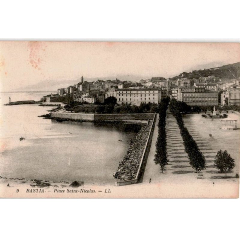 CORSE: BASTIA: place saint-nicolas - très bon état