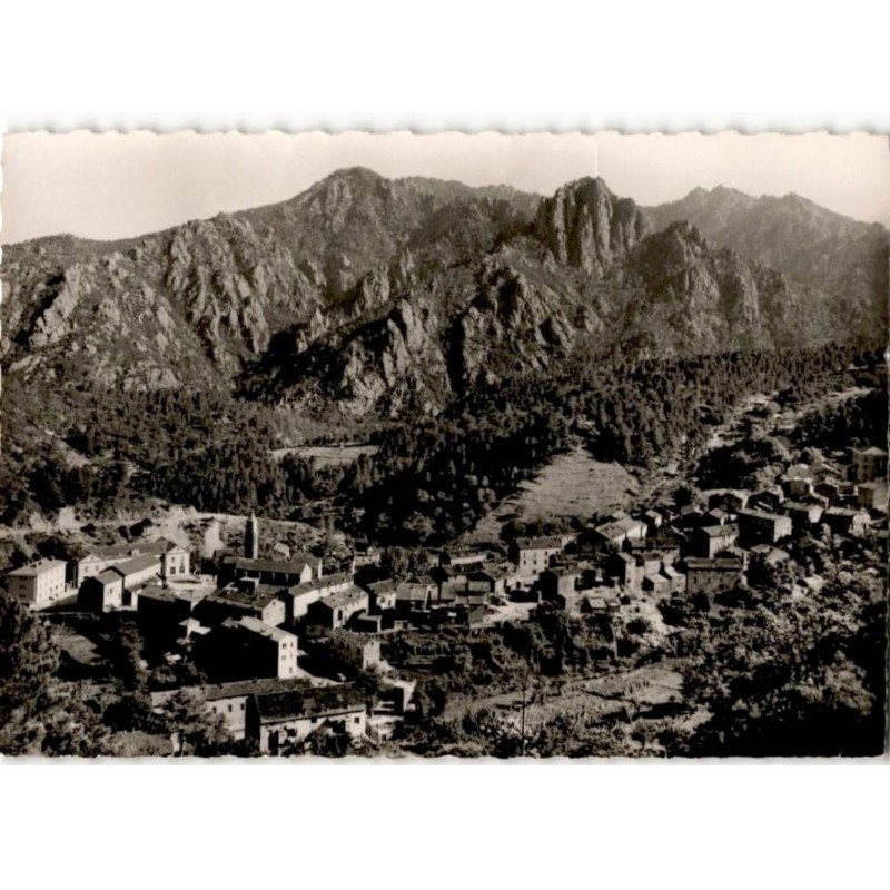 CORSE: GHISONI: vue générale et les aiguilles du kyrie-eleison - très bon état