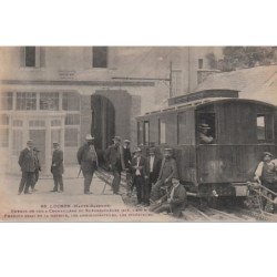 LUCHON : le chemin de fer a crémaillère - premier essai de la motrice vers 1910 - très bon état