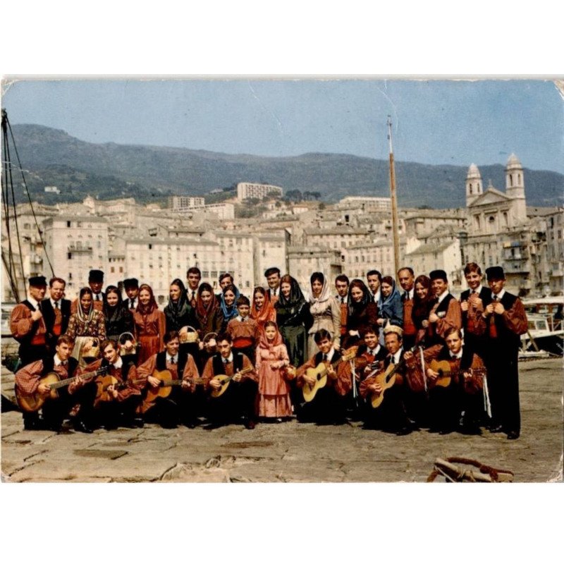 CORSE: BASTIA: groupe folklorique corse de bastia MACCHIAGHIOLO - très bon état