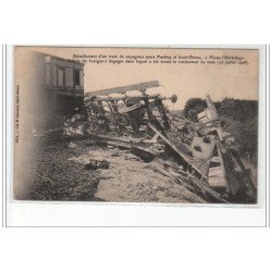 déraillement d'un train entre Pontivy et Saint Brieuc à Ploeuc-l'Hermitage en 1908