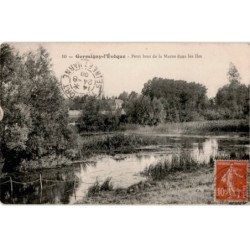 GERMIGNY-L'EVEQUE: petit bras de la marne dans les iles - très bon état