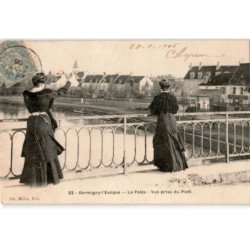 GERMIGNY-L'EVEQUE: la palée vue prise du pont - très bon état