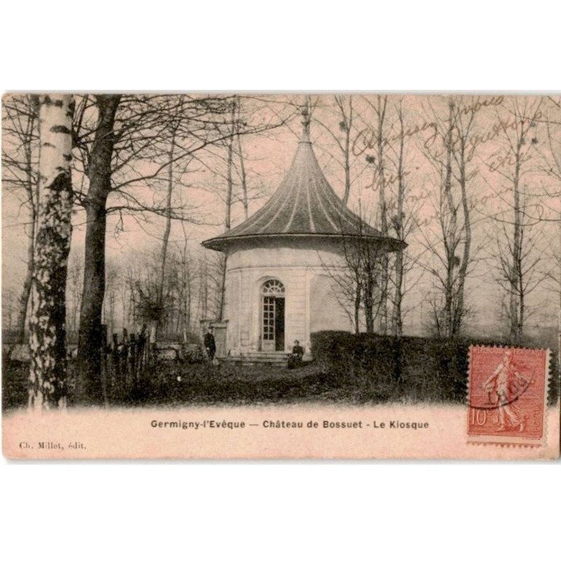 GERMIGNY-L'EVEQUE: château de bossuet le kiosque - très bon état