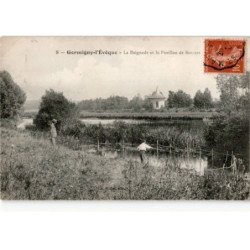 GERMIGNY-L'EVEQUE: la baignade et le pavillon de bossuet - très bon état