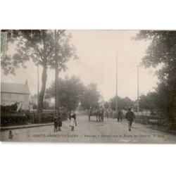GRETZ-ARMAINVILLIERS: passage à niveau sur la route de chevry - bon état