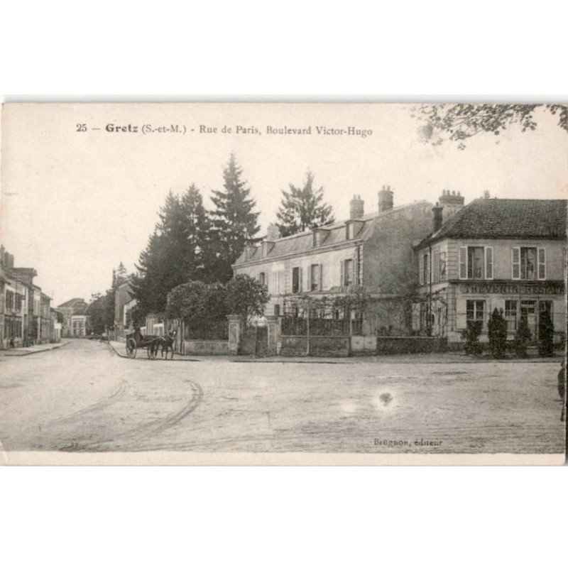 GRETZ: rue de paris boulevard victor-hugo - très bon état