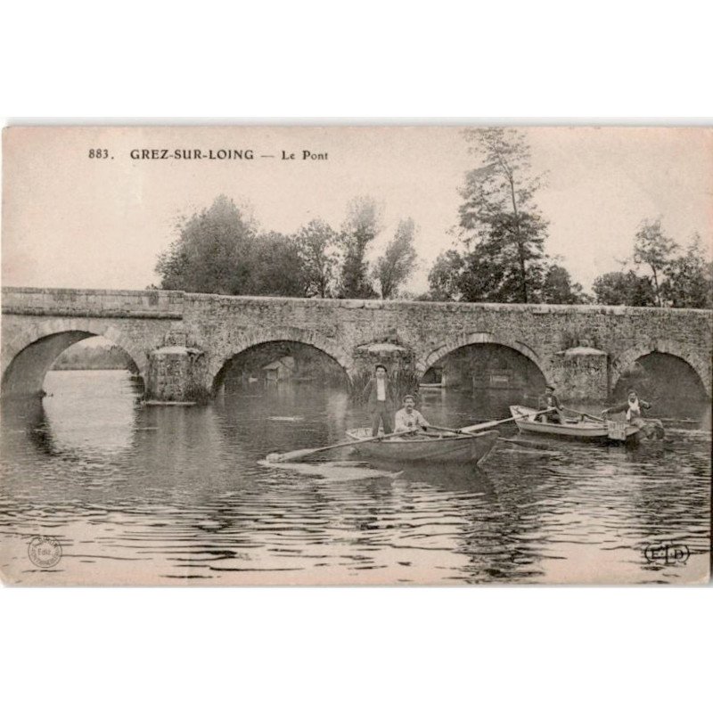 GREZ-sur-LOING: le pont - très bon état