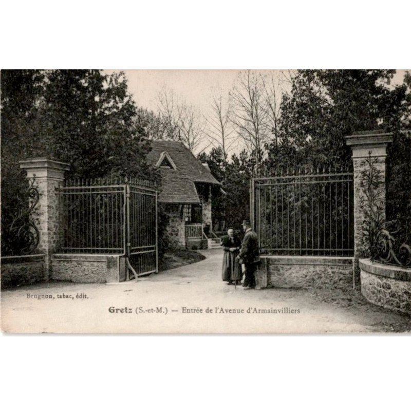GRETZ: entrée de l'avenue d'armainvilliers - état