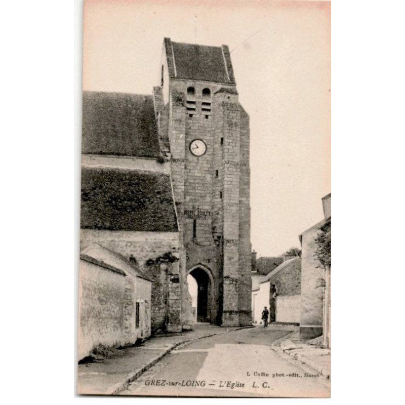 GREZ-sur-LOING: l'église - très bon état