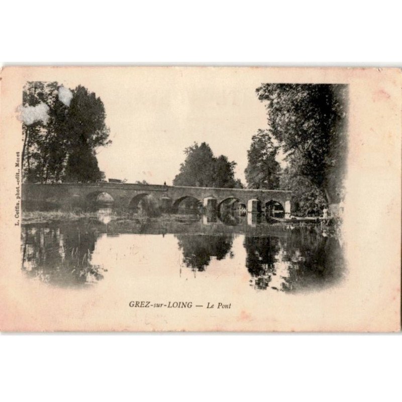 GREZ-sur-LOING: le pont - très bon état