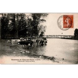 GREZ-sur-LOING: l'abreuvoir à grisy-sur-seine - très bon état