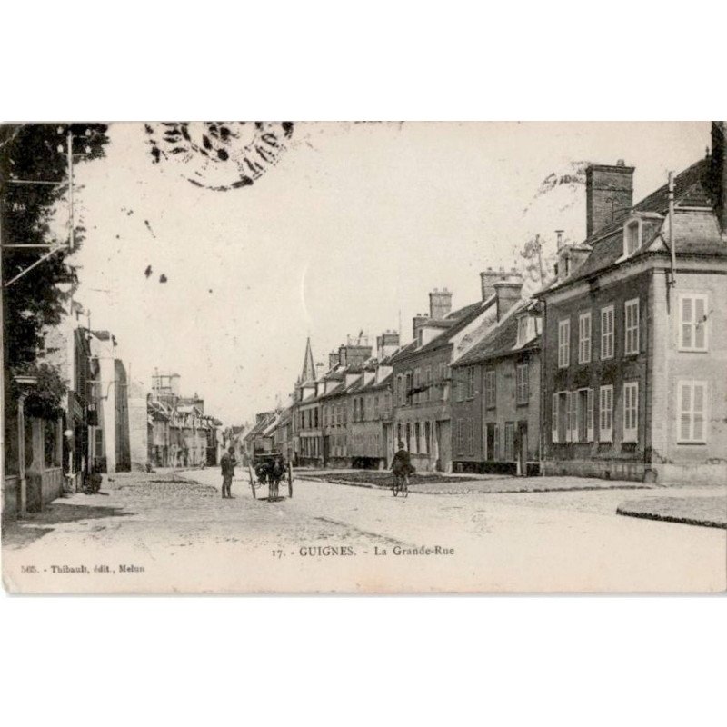 GUIGNES-RABUTIN: la grande-rue - état
