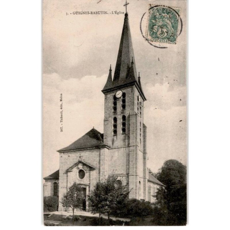 GUIGNES-RABUTIN: l'église - très bon état