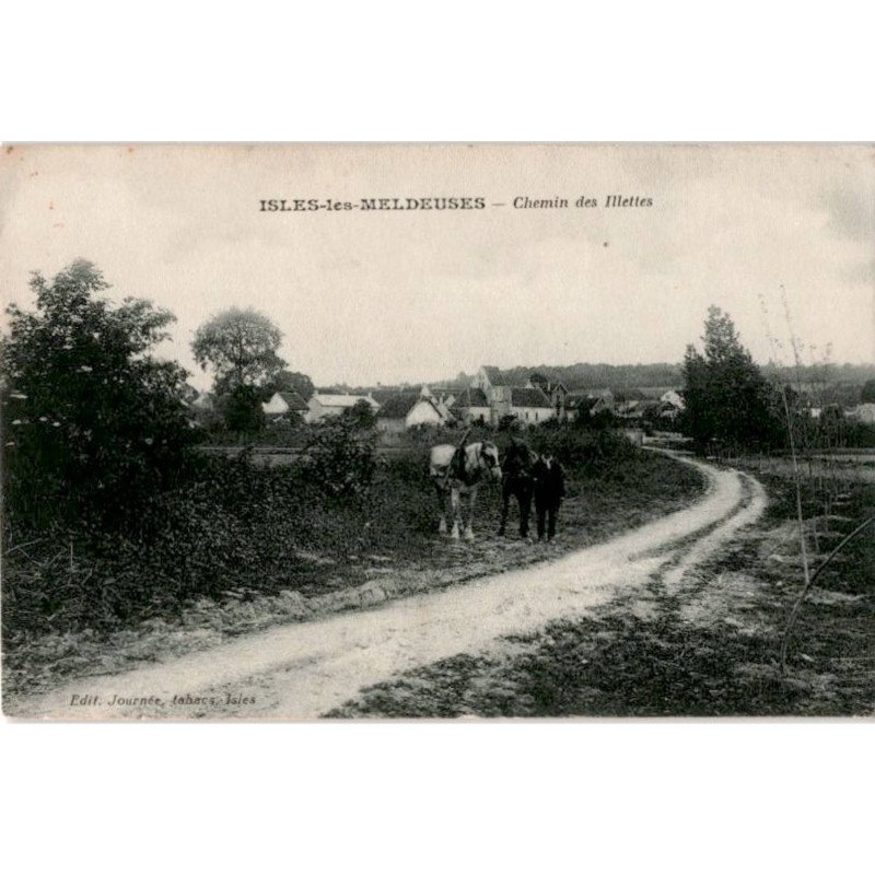 ISLES-les-MELDEUSES: chemin des illettes - très bon état