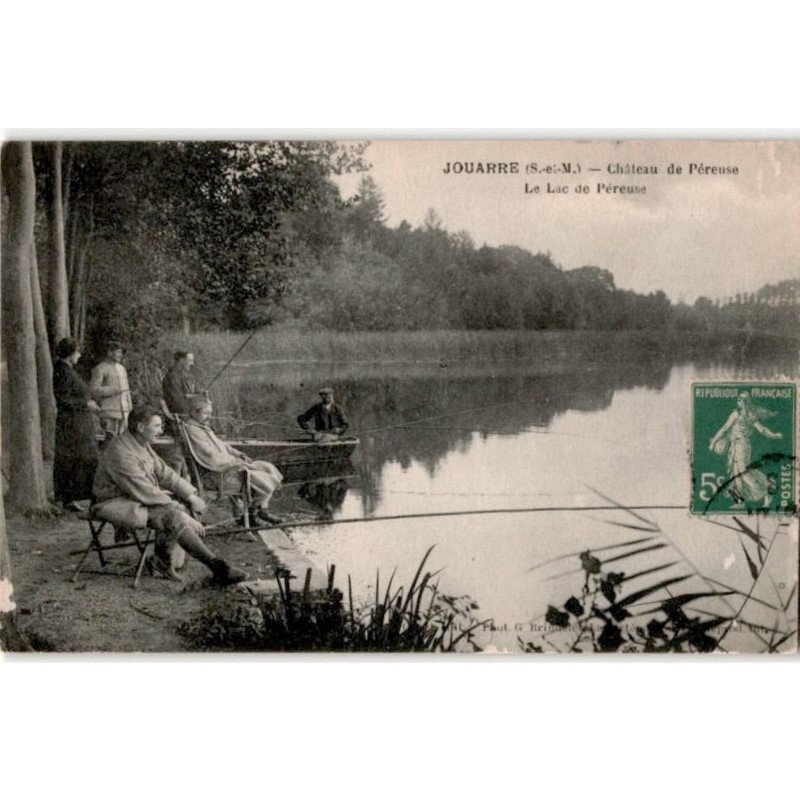 JOUARRE: château de péreuse le lac de péreuse - très bon état