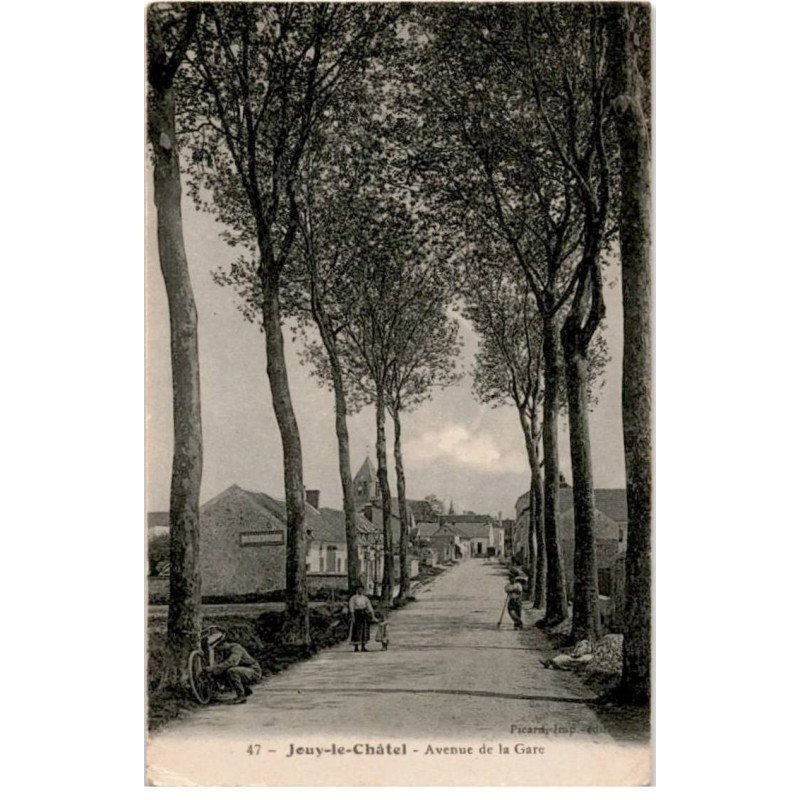 JOUY-le-CHATEL: avenue de la gare - très bon état