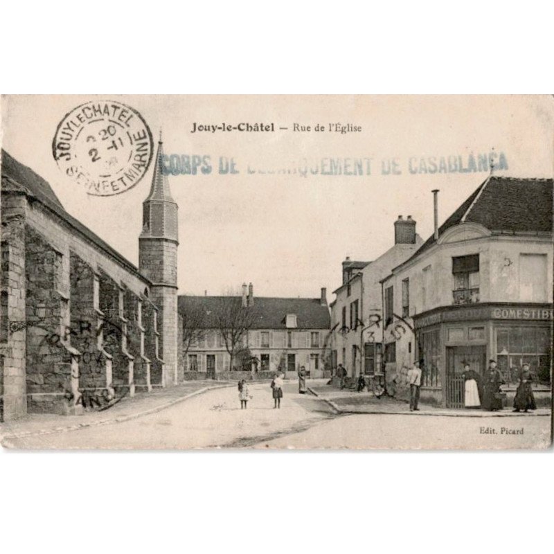 JOUY-le-CHATEL: rue de l'église - très bon état