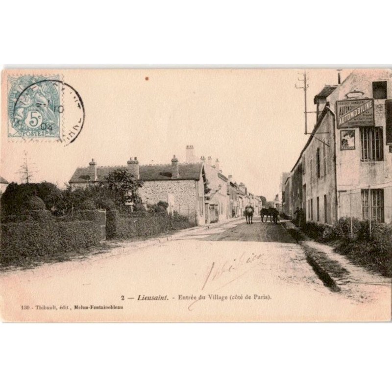 LIEUSAINT: entrée du village (côté de paris) - très bon état