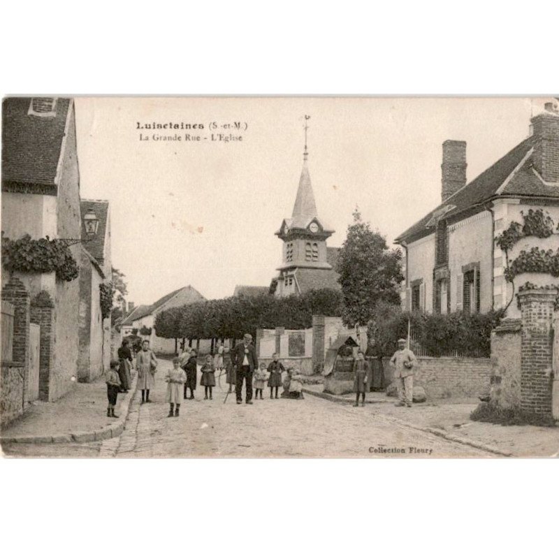 LUISETAINES: la grande rue l'église - très bon état