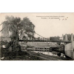 LUZANCY: le pont suspendu - très bon état