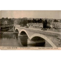 LAGNY: le pont de pierre - très bon état