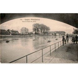 LAGNY: pomponne sous le pont de pierre - état