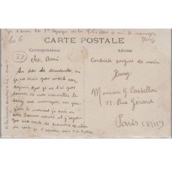 BORDEAUX : carte photo de l'équipe de football du patronage de Saint Eloy en 1908 - très bon état