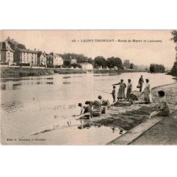 LAGNY: thorigny bords de marne et laveuses - très bon état